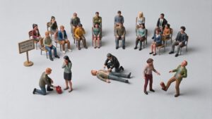 Het toonmoment aan het einde van de workshop 'Hartstuk'